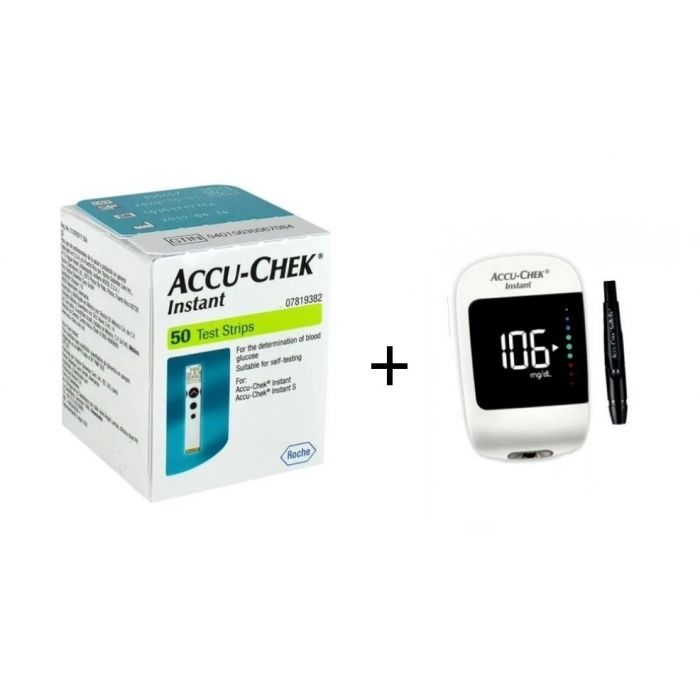 Тест ленти с подарък глюкомер - Accu-Chek Instant